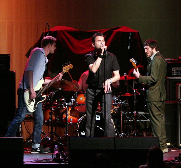 David Gahan at MusiCares 2007 in Los Angeles live show with Martyn LeNoble, Victor Indrizzo, John Frusciante, Vincent Jones (Sarah McLachlan) and Josh Klinghoffer to Honor Chris Cornell and Jeff McClusky